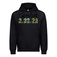 Black 2 22 22 twosday Urban Hoodie - RanaPortraitStore