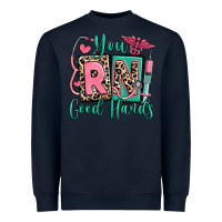 Navy you rn good hands registered nurse Heavyweight Sweatshirt - RanaPortraitStore
