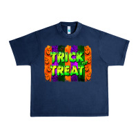 Navy trick or treat brushstroke Urban Heavy Tee - Jasminsmagicworld