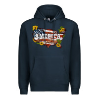 Navy usa map Premium Hoodie - Artiststas