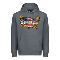 Rock usa map Premium Hoodie - Artiststas