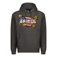 Smoke usa map Premium Hoodie - Artiststas