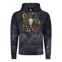 Cloud Black summer down cowboy Vintage Hoodie - CowhideDigitalArt