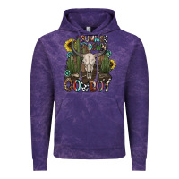 Cloud Purple summer down cowboy Vintage Hoodie - CowhideDigitalArt