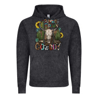 Vintage Black summer down cowboy Vintage Hoodie - CowhideDigitalArt