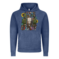 Vintage Denim summer down cowboy Vintage Hoodie - CowhideDigitalArt