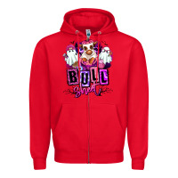 Red Bull sheet Halloween ghost Heifer Zipper Hoodie - RanaPortraitStore