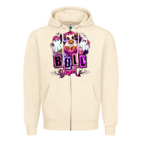 Sandshell Bull sheet Halloween ghost Heifer Zipper Hoodie - RanaPortraitStore