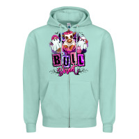Seafoam Bull sheet Halloween ghost Heifer Zipper Hoodie - RanaPortraitStore