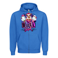 True Royal Bull sheet Halloween ghost Heifer Zipper Hoodie - RanaPortraitStore