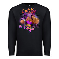 Black I put the boo in boo-jee sneaker and heel Premium Sweatshirt - RanaPortraitStore