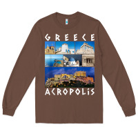 Chestnut greece acropolis famous sights gallery traveler souvenir t shirt Long Sleeve Tee - baoMotion