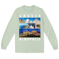 Matcha greece acropolis famous sights gallery traveler souvenir t shirt Long Sleeve Tee - baoMotion