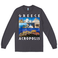 Smoke greece acropolis famous sights gallery traveler souvenir t shirt Long Sleeve Tee - baoMotion