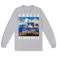 Moon Dust greece acropolis famous sights gallery traveler souvenir t shirt Long Sleeve Tee - baoMotion