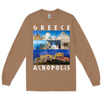 Toasted Coconut greece acropolis famous sights gallery traveler souvenir t shirt Long Sleeve Tee - baoMotion