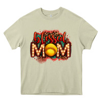 Mossy blessed softball mom lightbulb letters Heavy Core Tee - OliviaCreatesArt