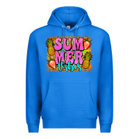 True Royal summer vibes leopard background Premium Hoodie - Jasminsmagicworld