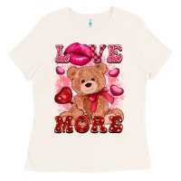 Bone love more with toy bear Ladies Tee - FaDigitalArtStudio