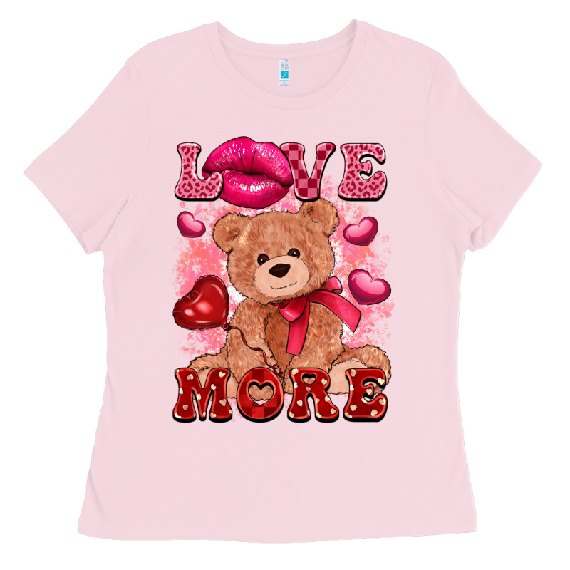 Love More With Toy Bear Ladies Tee by FaDigitalArtStudio | Teevron