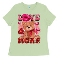Matcha love more with toy bear Ladies Tee - FaDigitalArtStudio