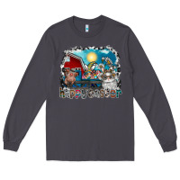 Smoke Happy Easter Long Sleeve Tee - CowhideDigitalArt