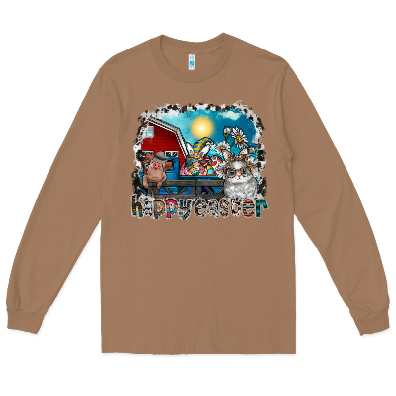 Happy Easter Long Sleeve Tee by CowhideDigitalArt | Teevron