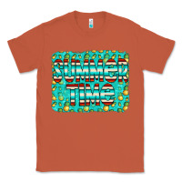 Copper summer time glitter pineable Classic Tee - CowCowDesign