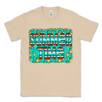 Mushroom summer time glitter pineable Classic Tee - CowCowDesign