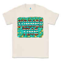 Natural summer time glitter pineable Classic Tee - CowCowDesign