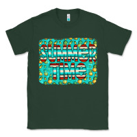 Sports Green summer time glitter pineable Classic Tee - CowCowDesign