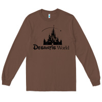 Chestnut desantis world anti woke corporation political t shirt Long Sleeve Tee - baoMotion