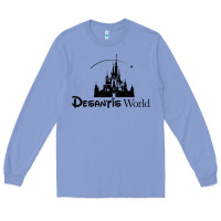 Colony Blue desantis world anti woke corporation political t shirt Long Sleeve Tee - baoMotion