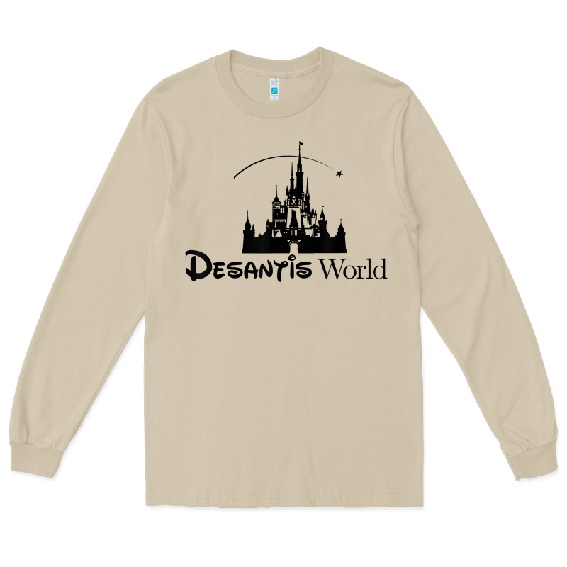 Desantis World Anti Woke Corporation Political T Shirt Long Sleeve Tee by baoMotion | Teevron