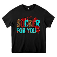 Black sucker for you olivia Heavy Core Tee - OliviaCreatesArt