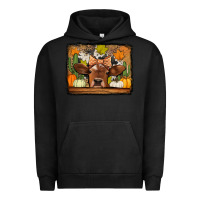 Pigment Black fall cow Urban Hoodie - Jasminsmagicworld