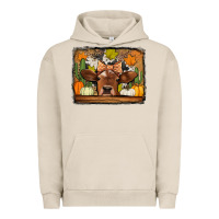 Pigment French Oak fall cow Urban Hoodie - Jasminsmagicworld