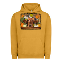 Pigment Peanut Butter fall cow Urban Hoodie - Jasminsmagicworld