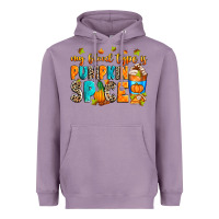 Lavender My blood type is pumpkin spice Heavyweight Hoodie - RanaPortraitStore
