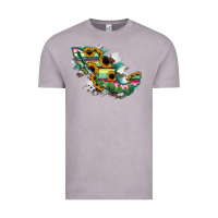 Vintage Zinc Guerrero Mexico Sunflower Map Vintage Tee - RanaPortraitStore