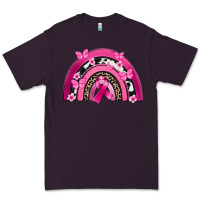 Plum Breast Cancer rainbow Premium Tee - FaDigitalArtStudio