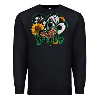 Black soccer hearts Premium Sweatshirt - Jasminsmagicworld