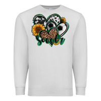 Dove Grey soccer hearts Premium Sweatshirt - Jasminsmagicworld