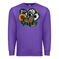 Purple soccer hearts Premium Sweatshirt - Jasminsmagicworld