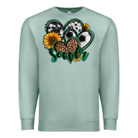 Seafoam soccer hearts Premium Sweatshirt - Jasminsmagicworld