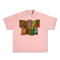 Salmon merry mama Urban Heavy Tee - FaDigitalArtStudio