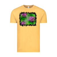 Vintage Mustard halloween spooky stars background Vintage Tee - BundleAndBundleShop
