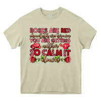 Mossy roses are red chocolates are brown Heavy Core Tee - OliviaCreatesArt