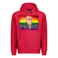 Cardinal lgbtq  flag and hand pride Premium Hoodie - Artiststas