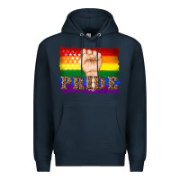 Navy lgbtq  flag and hand pride Premium Hoodie - Artiststas